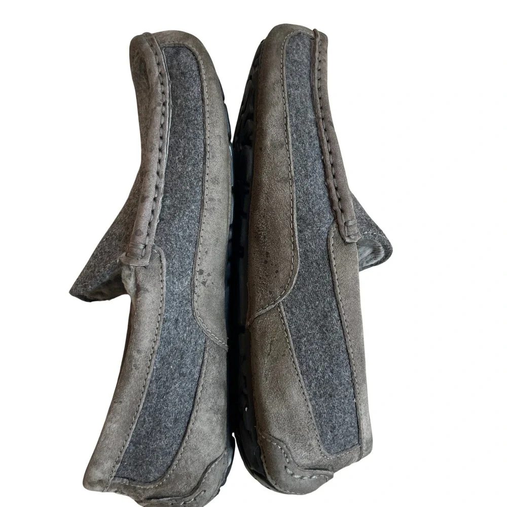 UGG Mens Gray Wool Ascot‎ Slippers Size 9